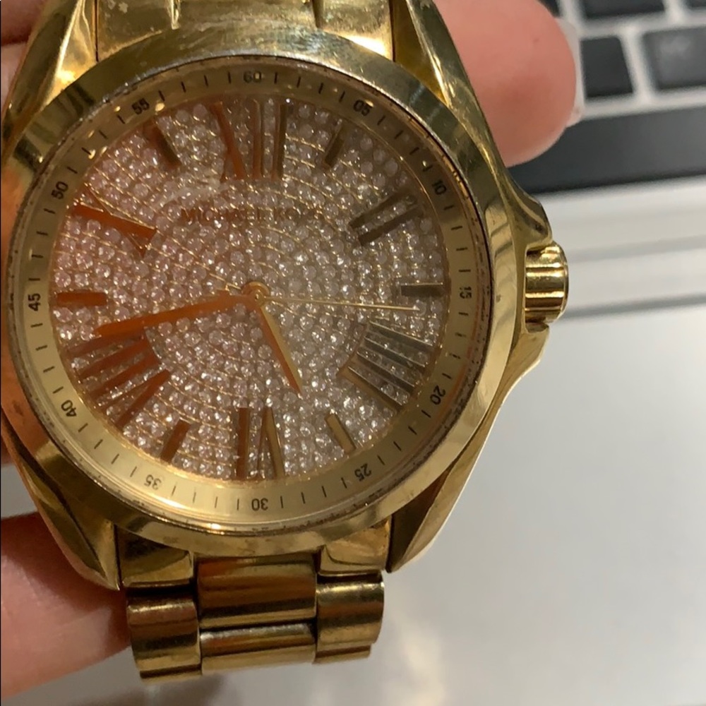 Gold Michael Korda watch